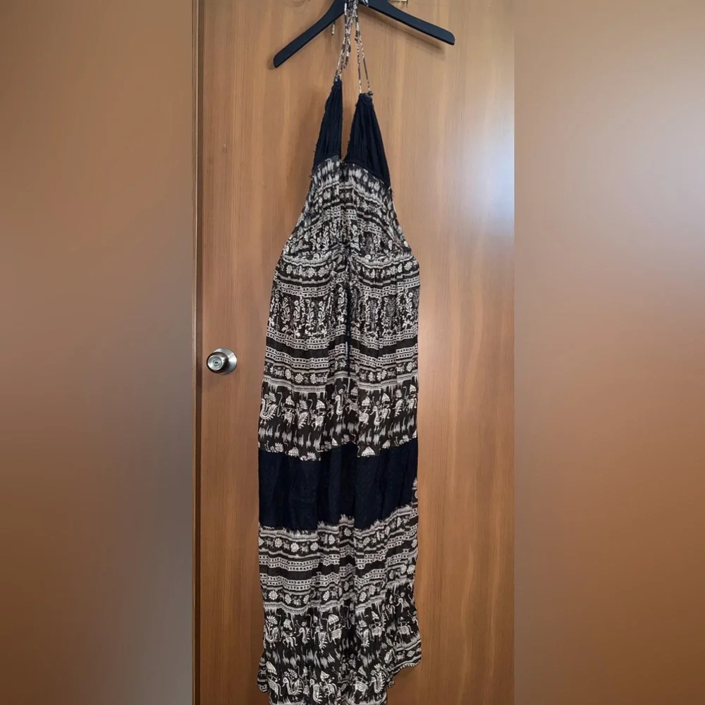 Free People Triangle Top Open Back Maxi Dress Size: M - Picture 5 of 12